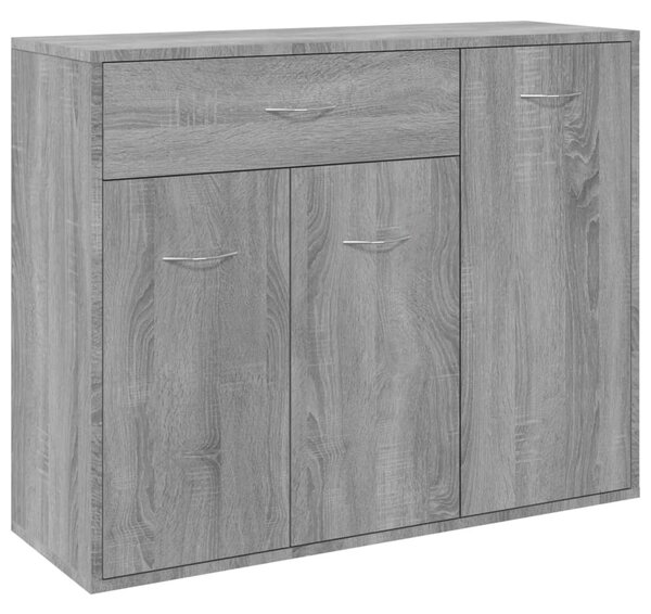 Komoda sivý dub sonoma 88x30x70 cm spracované drevo