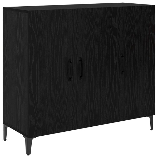 Servírovacia skriňa Čierny dub 34 x 90 x 80 cm Kompozitné drevo