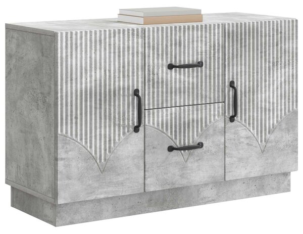 Servírovacia skriňa so zásuvkou Betónovo sivá 89 x 34,5 x 57 cm
