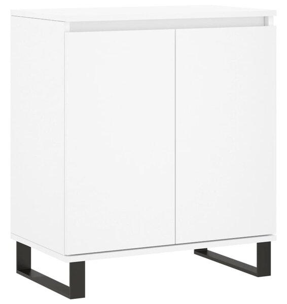 Komoda biela 60x35x70 cm spracované drevo