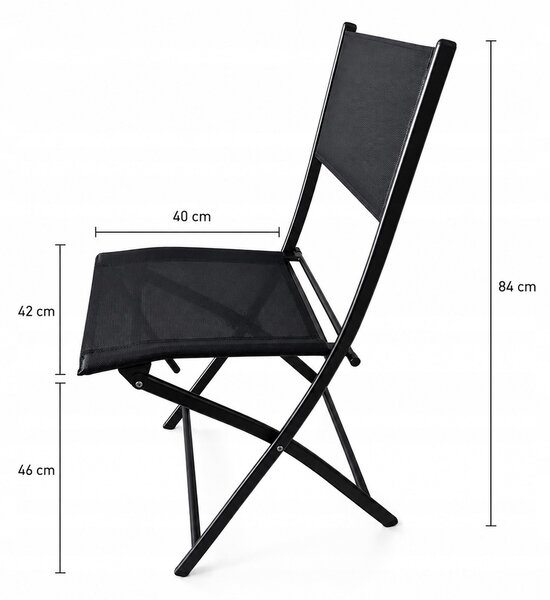 Balkónový set nábytku – stolík + 2 stoličky