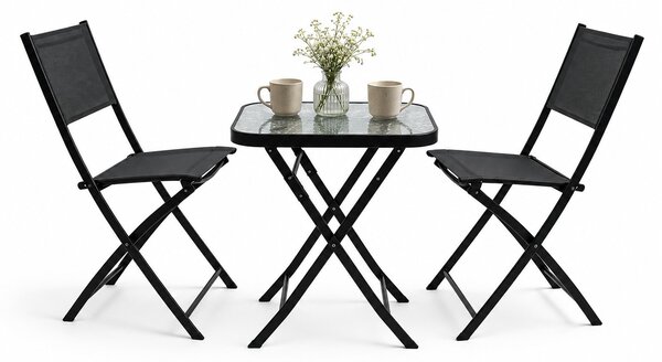 Balkónový set nábytku – stolík + 2 stoličky