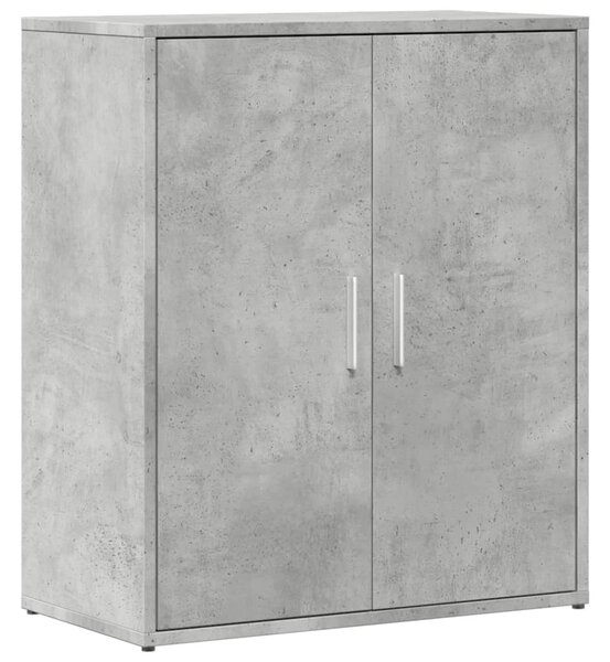 Komoda betónová sivá 60x31x70 cm kompozitné drevo