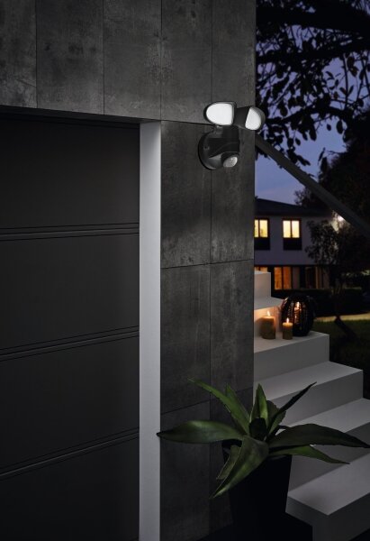 Eglo 98176 - LED Vonkajšie svietidlo so senzorom PAGINO 2xLED/7,5W/230V IP44