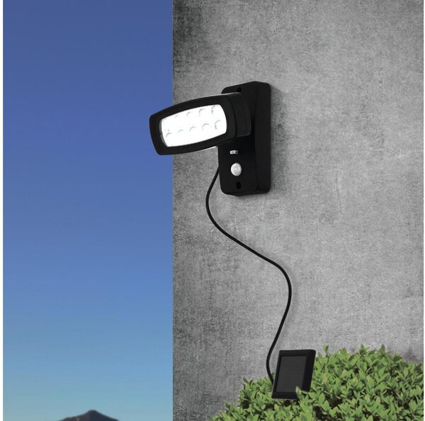 Eglo 98187 - Solárne LED nástenné svietidlo so senzorom PALIZZI LED/1,2V IP44