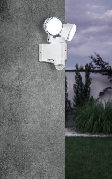 Eglo 98194 - LED vonkajšie svietidlo so senzorom CASABAS 2xLED/4W/4xLR14 IP44