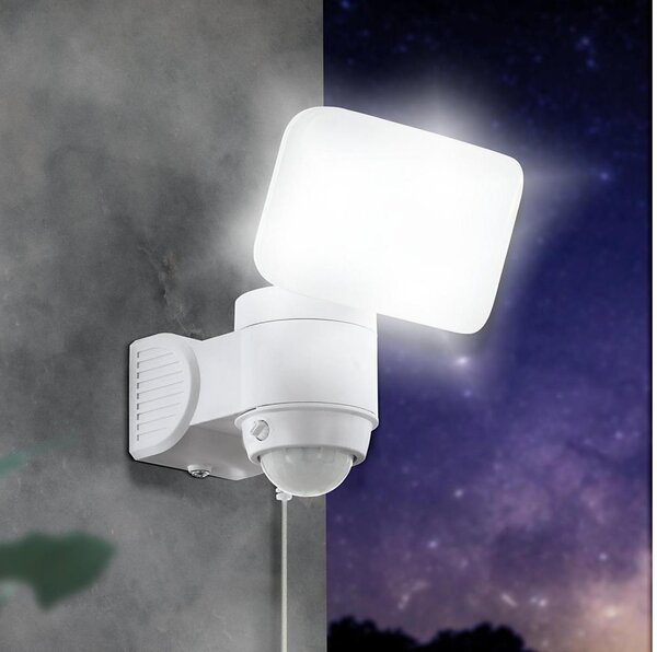 Eglo 98196 - Solárne nástenné LED svietidlo so senzorom CASABAS LED/3,7V IP44