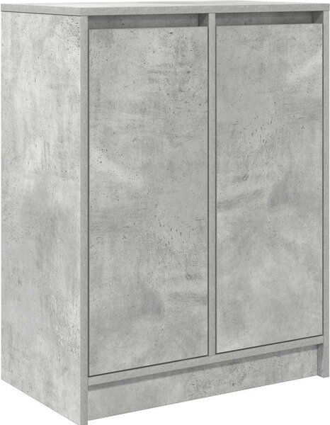 Komoda, betónovo sivá 57x34x76 cm, kompozitné drevo