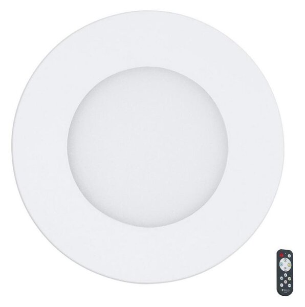 Eglo 98212 - LED stmievatelné zapustené stropné svietidlo FUEVA-A LED/5W/230V + diaľkové ovládanie
