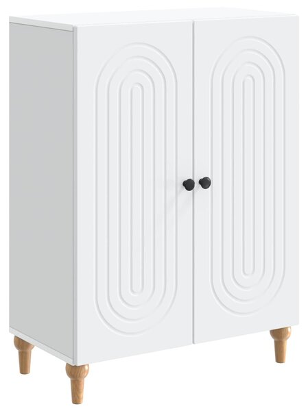 Servírovacia skriňa Biela 66 x 34,5 x 90 cm Kompozitné drevo