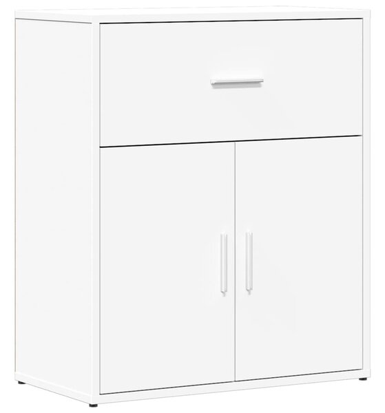 Komoda biela 60x31x70 cm kompozitné drevo