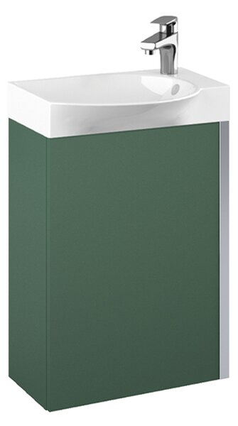 Lotosan LN8779 SIAM Square SET umývadlo + skrinka 45 cm 45,5 x 66 x 27,5 cm smaragd matná
