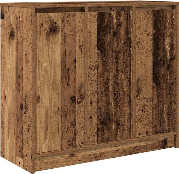 Komoda staré drevo 85x34x76 cm kompozitné drevo