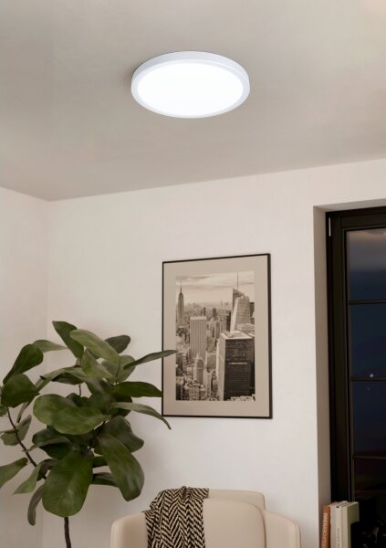 Eglo 98293 - LED stmievateľné stropné svietidlo FUEVA-A LED/20W/230V + diaľkový ovládač