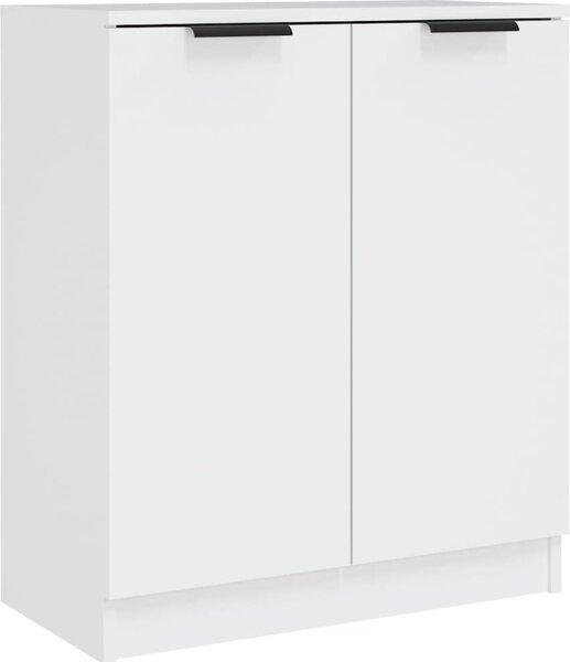 Komoda biela 60x30x70 cm spracované drevo
