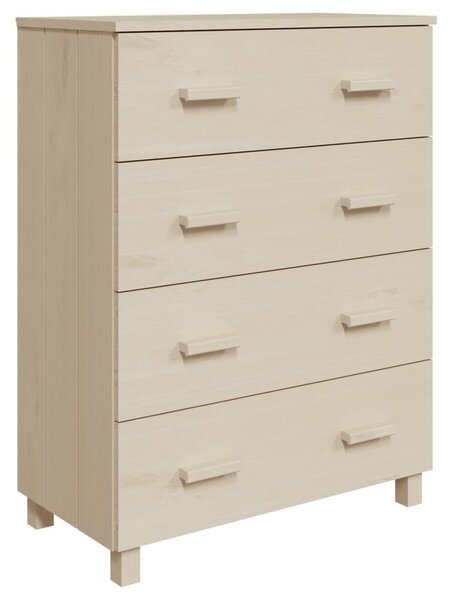 Komoda HAMAR, medovo hnedá 79x40x103,5 cm, borovicový masív