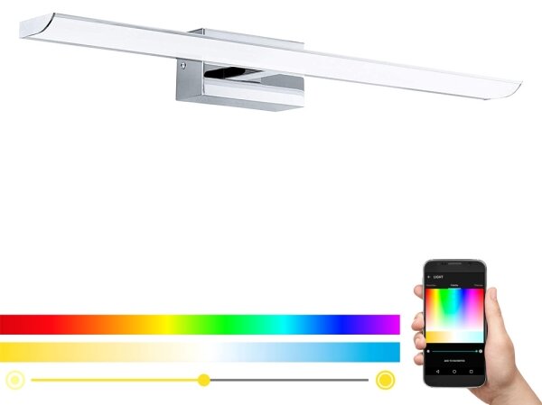 Eglo 98451 - LED RGB stmievateľné kúpeľňové svietidlo LED/15,6W/230V IP44 + diaľkové ovládanie