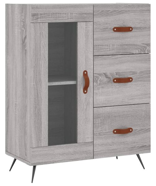 Komoda sivý dub sonoma 69,5x34x90 cm kompozitné drevo