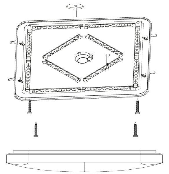 Eglo 98449 - LED Stropné svietidlo FRANIA-S LED/49,5W/230V