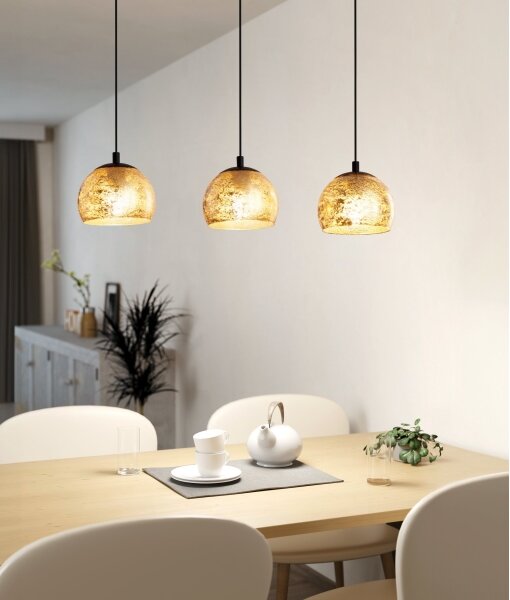 Eglo 98525 - Luster na lanku ALBARACCIN 3xE27/40W/230V