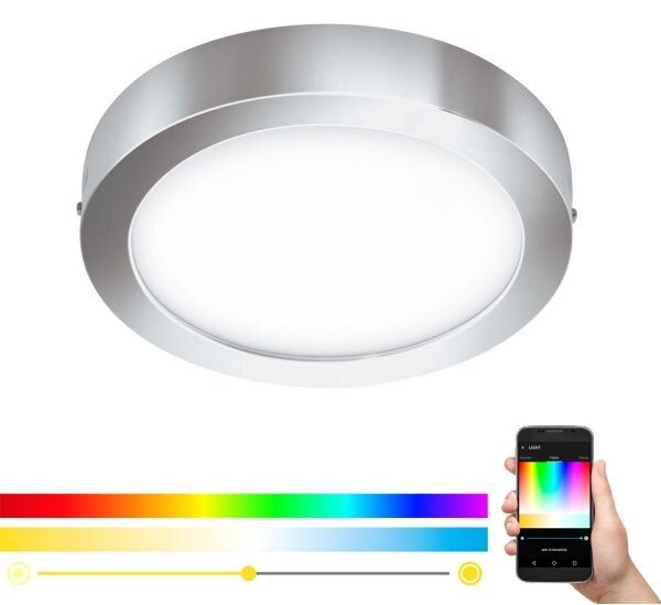 Eglo 98559 - LED RGB Stmievateľné stropné svietidlo FUEVA-C LED/21W/230V