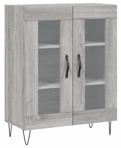 Komoda sivý dub sonoma 69,5x34x90 cm kompozitné drevo