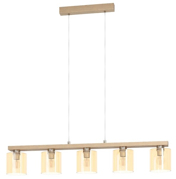Eglo 901292 - Luster na lanku CASTRALVO 5xE27/28W/230V