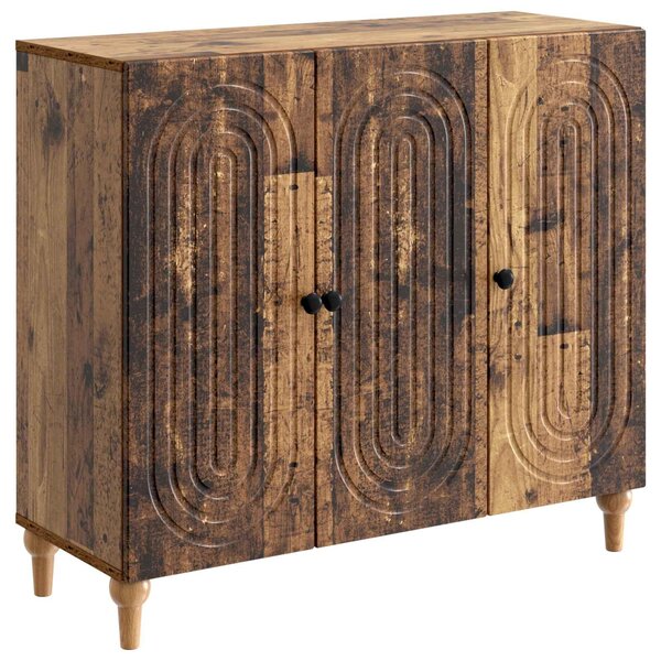Servírovacia skriňa Staré drevo 89 x 34,5 x 80 cm