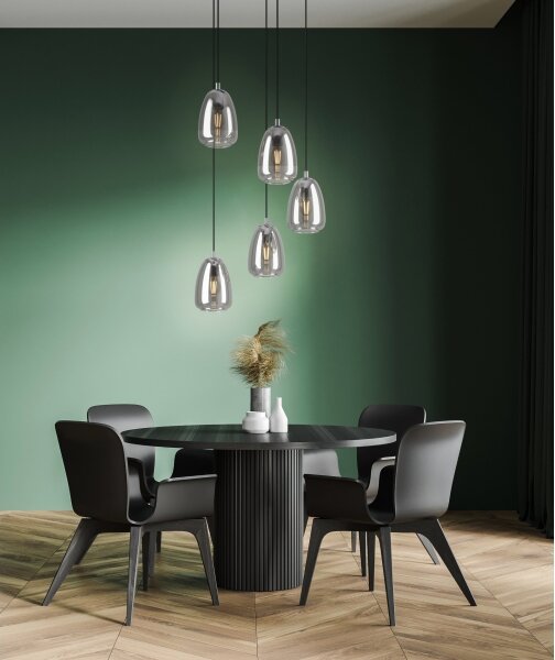 Eglo 98617 - Luster na lanku ALOBRASE 5xE27/40W/230V