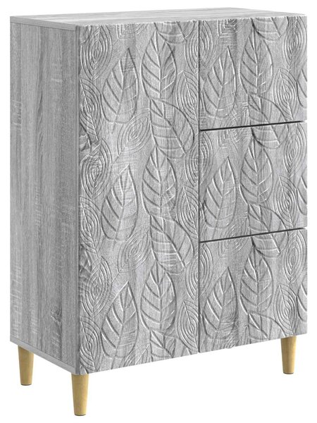 Servírovacia skriňa Sivý Sonoma 66 x 34,5 x 90 cm