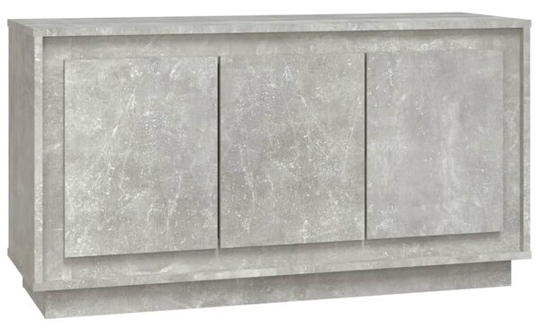 Komoda betónovo sivá 102x35x55 cm spracované drevo