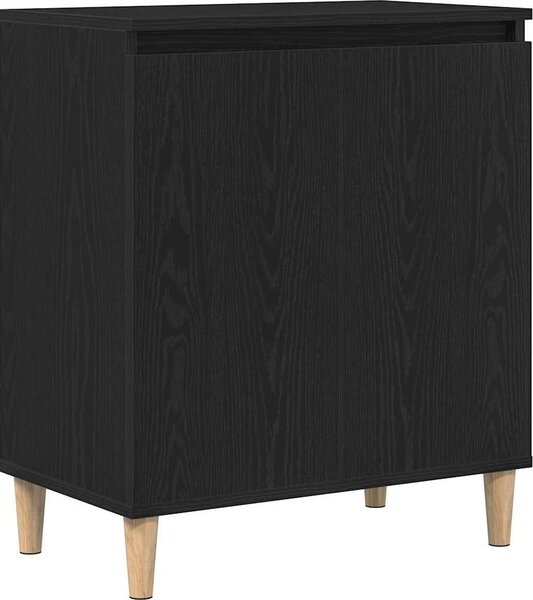 Servírovacia skriňa Čierny dub 60 x 35 x 70 cm Kompozitné drevo