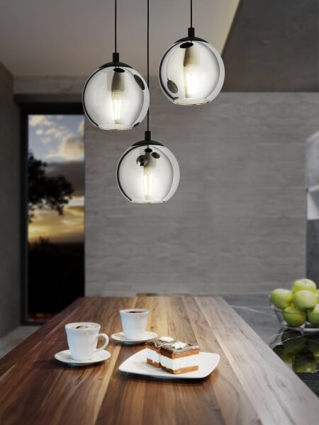 Eglo 98653 - Luster na lanku ARISCANI 3xE27/40W/230V