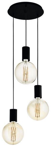 Eglo 98663 - Luster na lanku POZUETA 3xE27/40W/230V