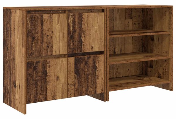 Servírovacia skriňa 2 pcs Staré drevo 70 x 41 x 75 cm