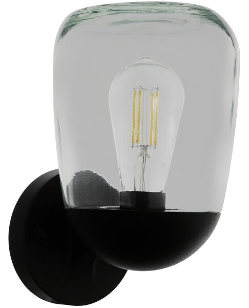 Eglo 98701 - Vonkajšie nástenné svietidlo DONATORI 1xE27/60W/230V IP44