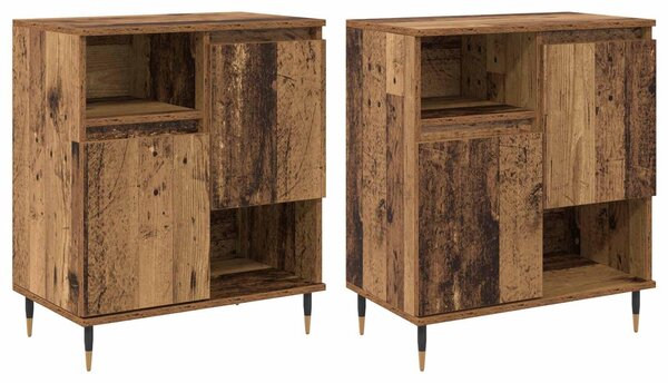 Komody 2 pcs Staré drevo