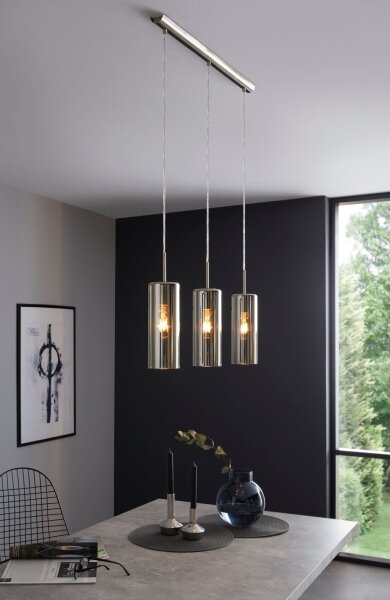 Eglo 98697 - Luster na lanku SELVINO 3xE27/15W/230V