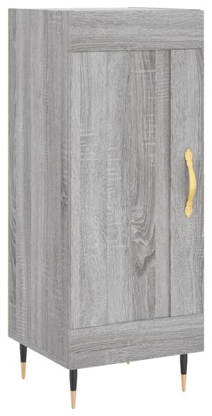 Komoda sivý dub sonoma 34,5x34x90 cm spracované drevo
