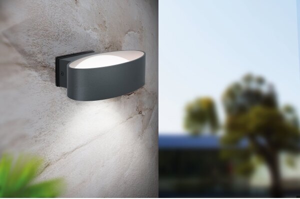 Eglo 98711 - LED Vonkajšie nástenné svietidlo CHINOA LED/10W/230V IP44