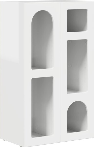 Servírovacia skriňa Vysoký lesk bielej 59 x 35 x 100,5 cm