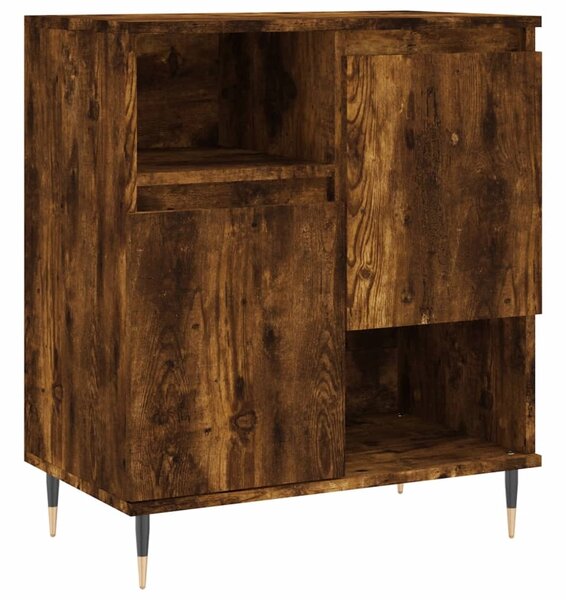 Komoda dymový dub 60x35x70 cm spracované drevo