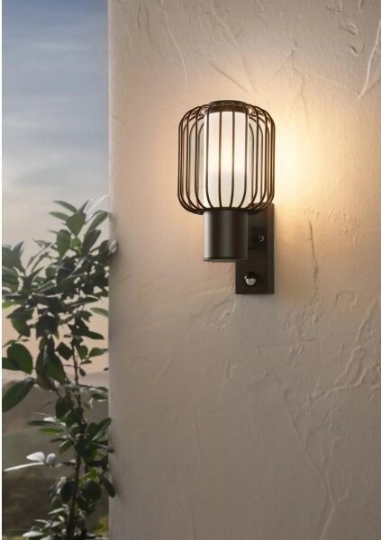 Eglo 98722 - Vonkajšie nástenné svietidlo so senzorom RAVELLO 1xE27/28W/230V IP44