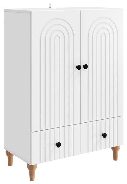 Servírovacia skriňa Biela 66 x 34,5 x 95 cm Kompozitné drevo