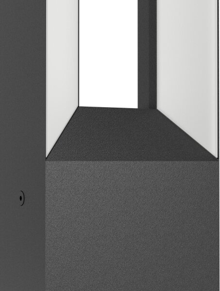 Eglo 98728 - LED Vonkajšia lampa RIFORANO 2xLED/5W/230V IP44 77 cm
