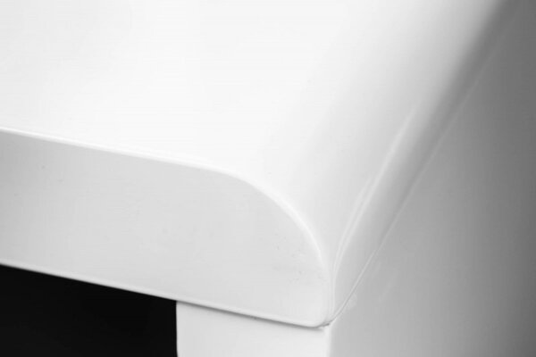 Moderný dizajnový kancelársky písací stôl Trade 120cm biely