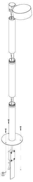 Eglo 98739 - LED Vonkajšia lampa PALOSCO LED/6W/230V IP44