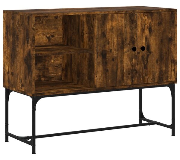 Komoda dymový dub 100x40x79,5 cm kompozitné drevo