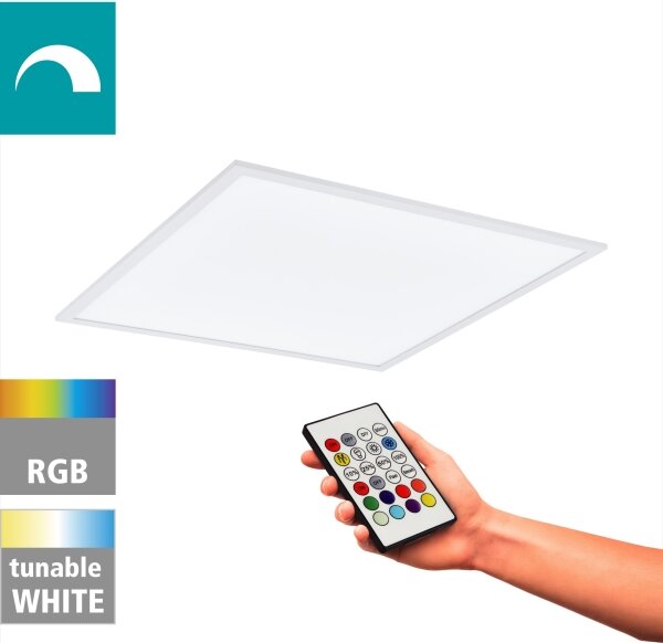 Eglo 98766-LED RGBW Stmievateľné svietidlo SALOBRENA-B LED/32,5W/230V 60x60 cm +DO