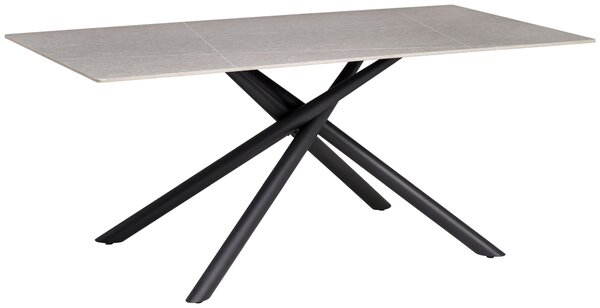 JEDÁLENSKÝ STÔL, sivá, 180/90/76 cm P & B - Stoly, Online Only